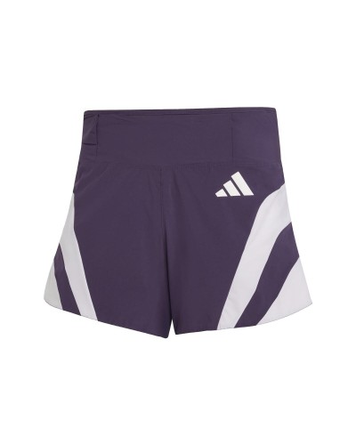 PANTALON CORTO ADIZERO N M AURORA PLUM