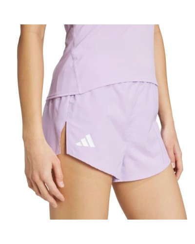 PANTALON CORTO ADIZERO E POWDER PLUM