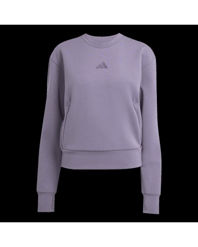 SUDADERA D4T KNIT CREW PURPLE