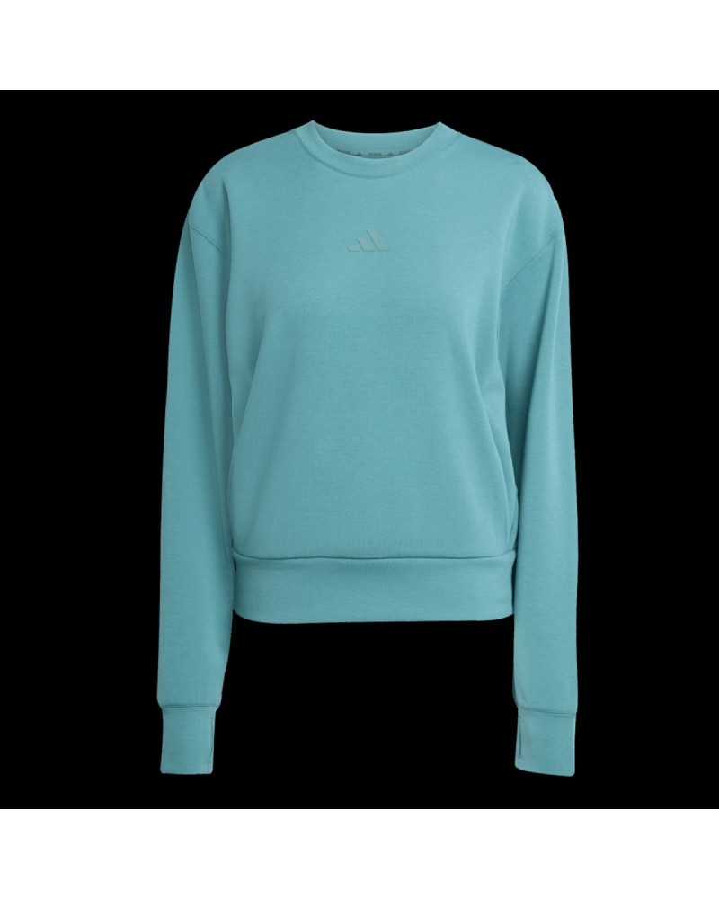 SUDADERA D4T KNIT CREW GREEN