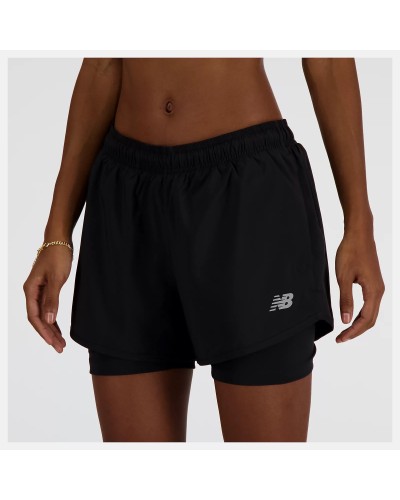 NB 2 IN 1 SHORT 3 INCH BLACK