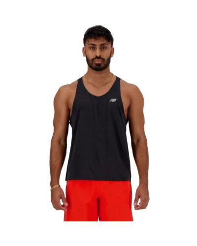 NB RUN SINGLET BLACK