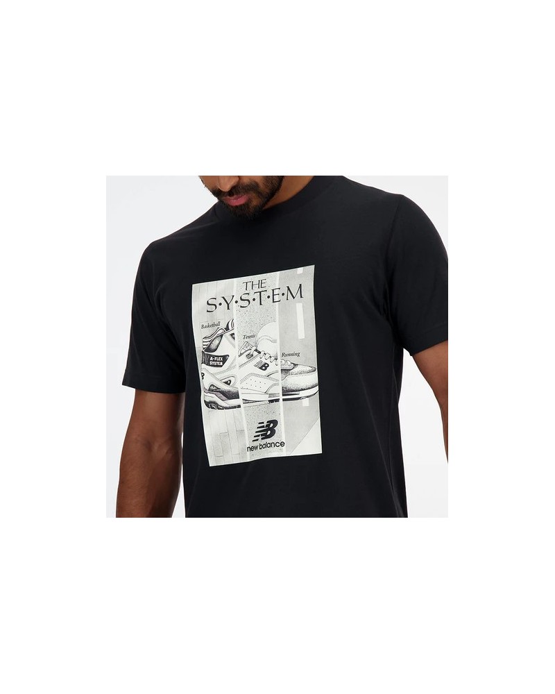 NB POSTER TEE BLACK