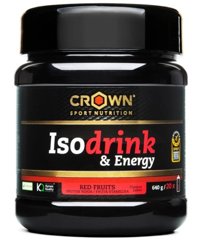 Bote Isodrink frutos Rojos 640g