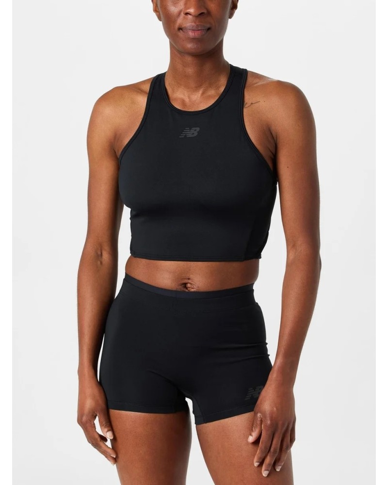 New Balance Fast Days Fitted Crop Tank Mujer | Camiseta Crop Running & Training