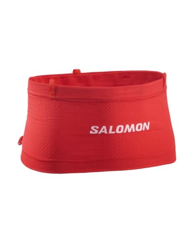 ADV SKIN SEAMLESS BELT-FLAME SCARLET/WHITE