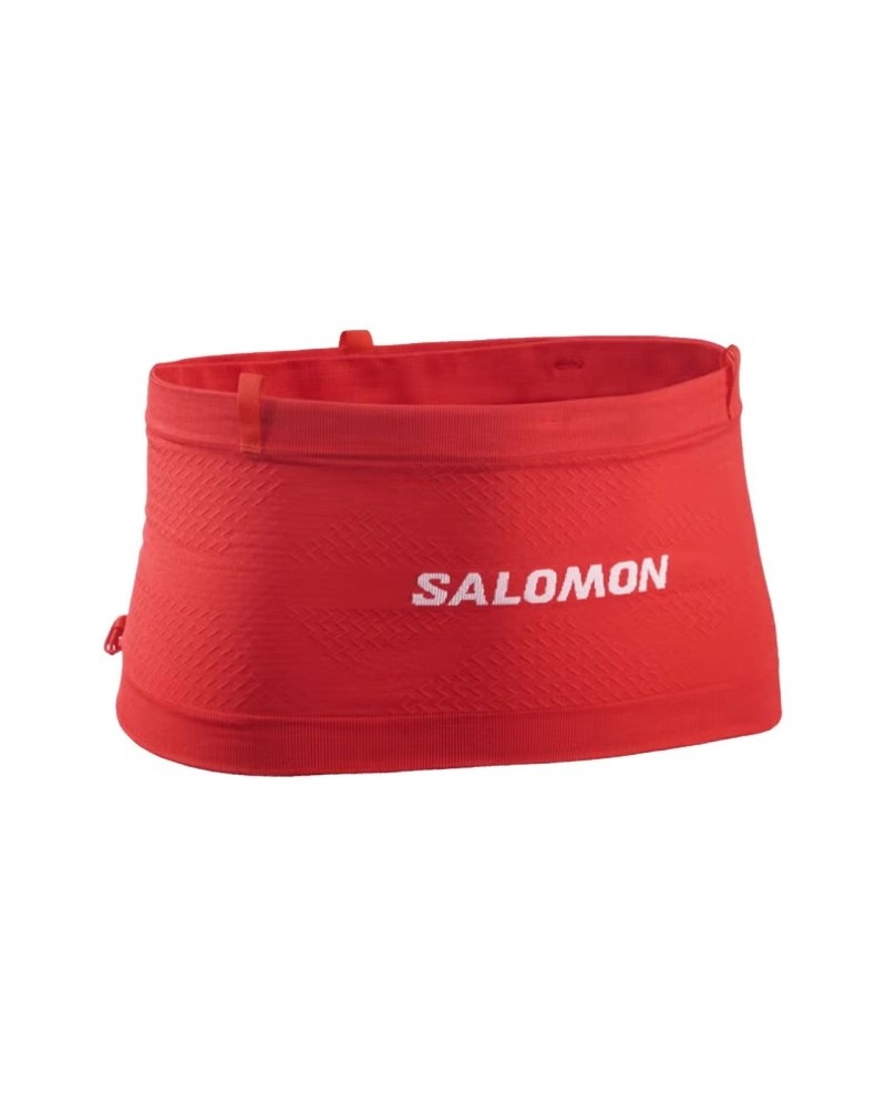 ADV SKIN SEAMLESS BELT-FLAME SCARLET/WHITE