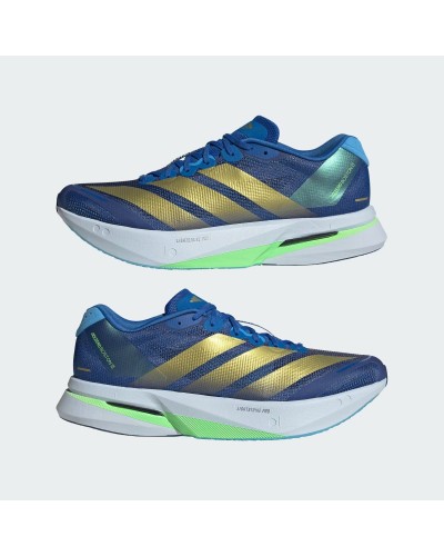 ZAPATILLAS ADIZERO BOSTON 13 M BLUE/GOLD MET./BLUE