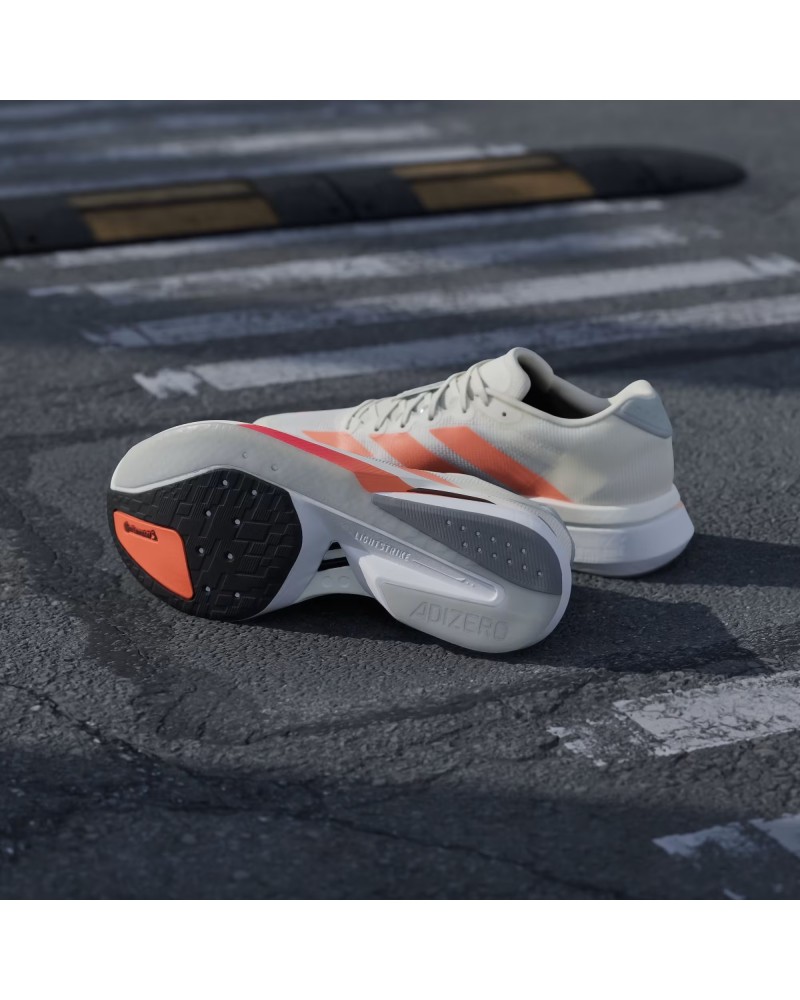 ZAPATILLAS ADIZERO BOSTON 13 M OFF WHITE/LUCID ORA