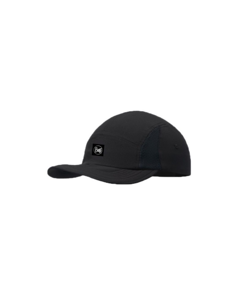 5 PANEL GO CAP SOLID BLACK S/M