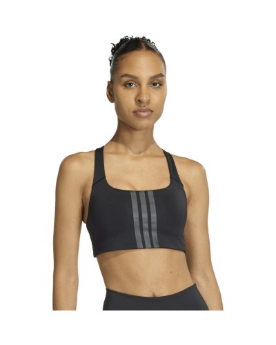 Adidas Optime 3S Sujetador Deportivo Mujer | Sujeción Media Training & Fitness