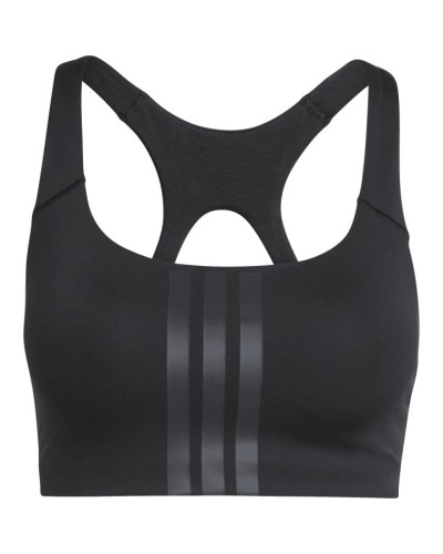 Adidas Optime 3S Sujetador Deportivo Mujer | Sujeción Media Training & Fitness