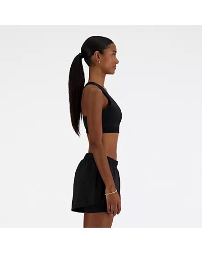 New Balance Sleek Medium Support Mujer | Sujetador Deportivo con Bolsillo