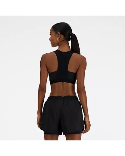 New Balance Sleek Medium Support Mujer | Sujetador Deportivo con Bolsillo