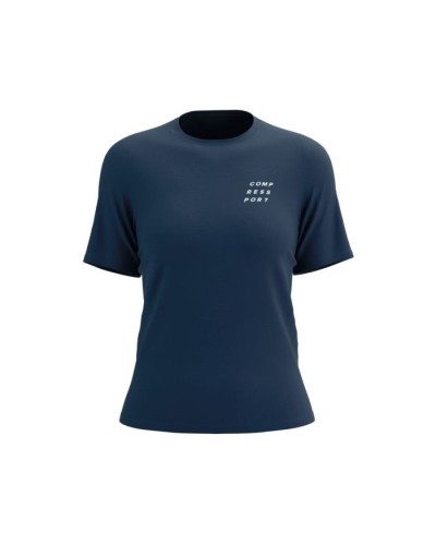Podium SS T-Shirt W Blues Mujer | Camiseta Deportiva Ligera