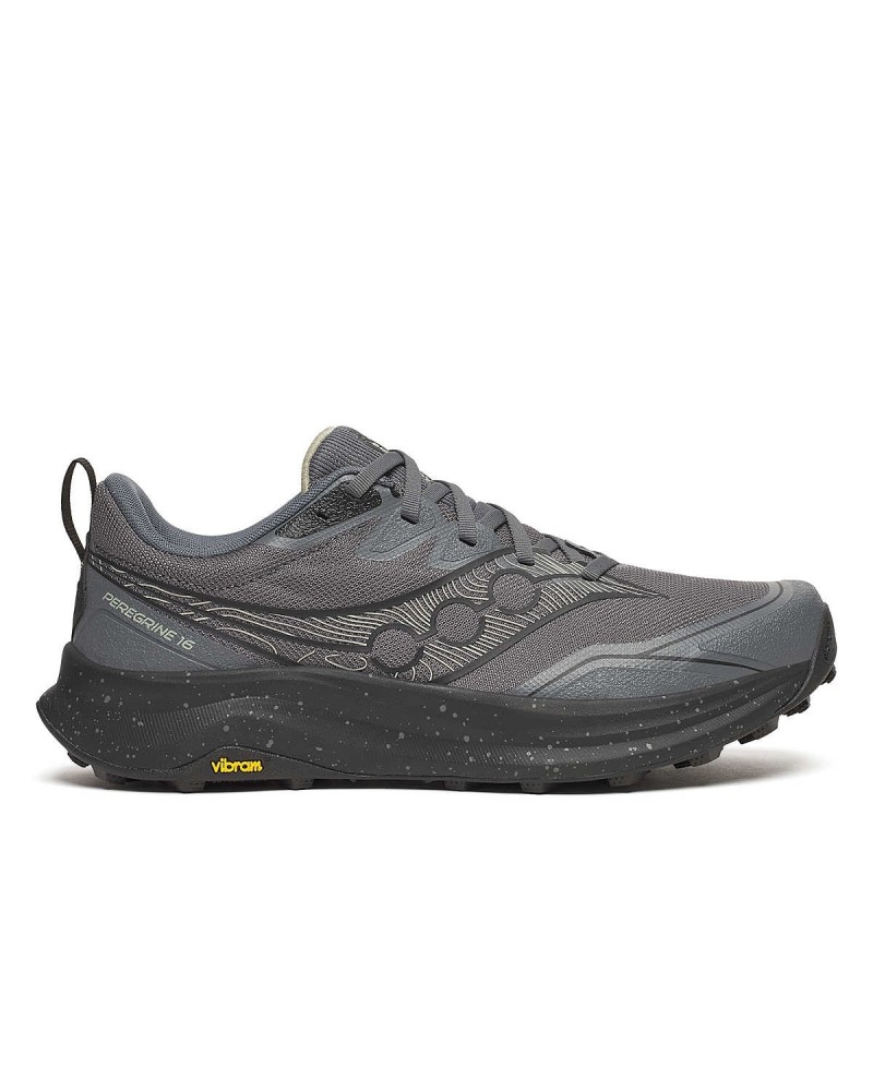 Saucony Peregrine 16 Carbon / Black | Carbon Black