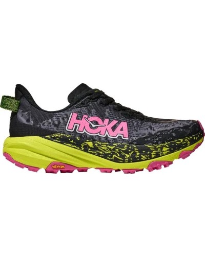 W SPEEDGOAT 6 BLACK/NEON HOKA CITRUS